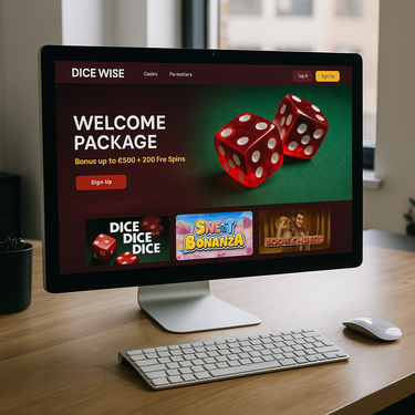 Dice Wise - Desktop Platform Design - Danish Casino Interface